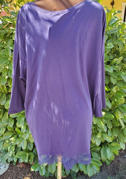 LANE BRYANT PURPLE TOP SIZE 26/28 - Picture 6 of 7